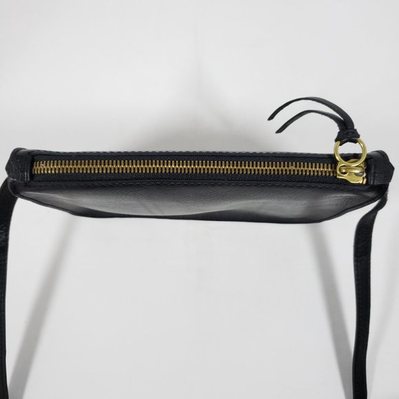 Madewell The Simple Leather Crossbody Bag - Black - Picture 3 of 7